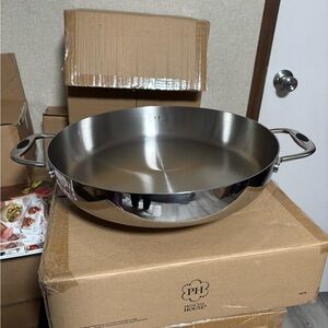 Princess House Silver Cookware with Black Handles